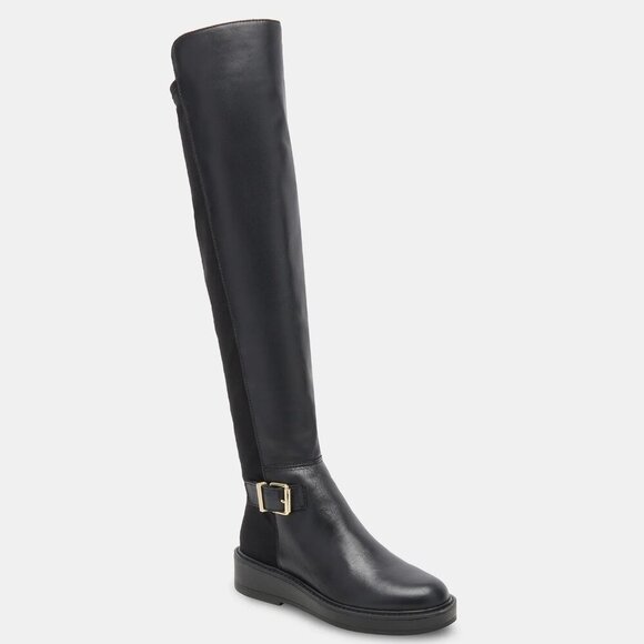 Dolce Vita Ember Over-the-KneeBoots Black Leather. 8.5